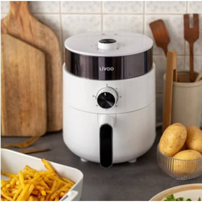 Livoo Airfryer Multifunctioneel 1200 W 2,5 L Wit Blauw