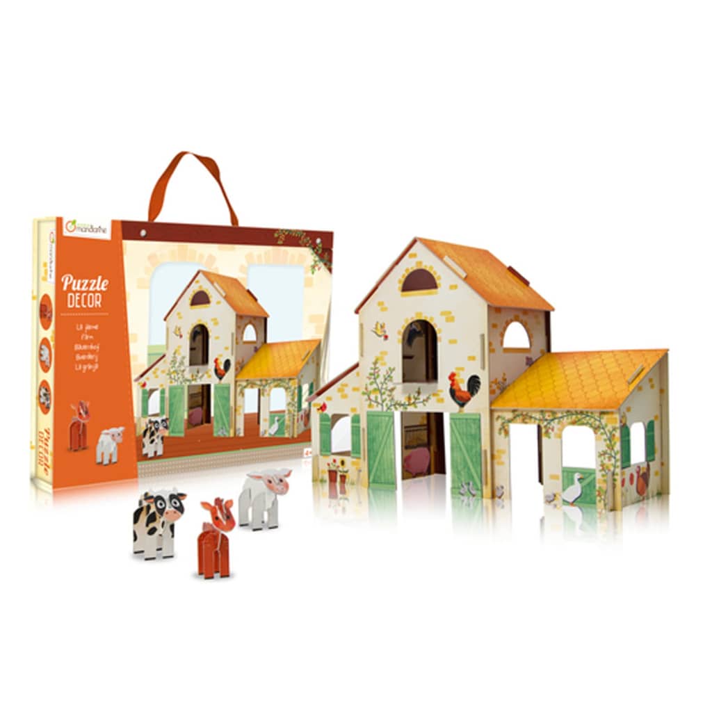 Avenue Mandarine 3D-Puzzel Farm Donkerblauw