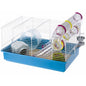 Ferplast Hamsterkooi Paula 46X29,5X24,5 Cm Blauw 57906411 Zwart