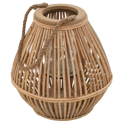 Lantaarnhouder Hangend Wicker Naturel