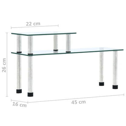 Keukenschap 45X16X26 Cm Gehard Glas Transparent