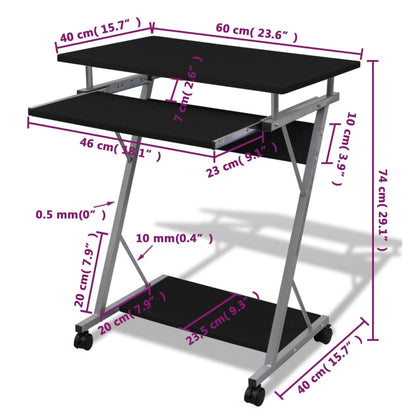 Studenten Computerbureau 60 X 40 X 74 Cm ()