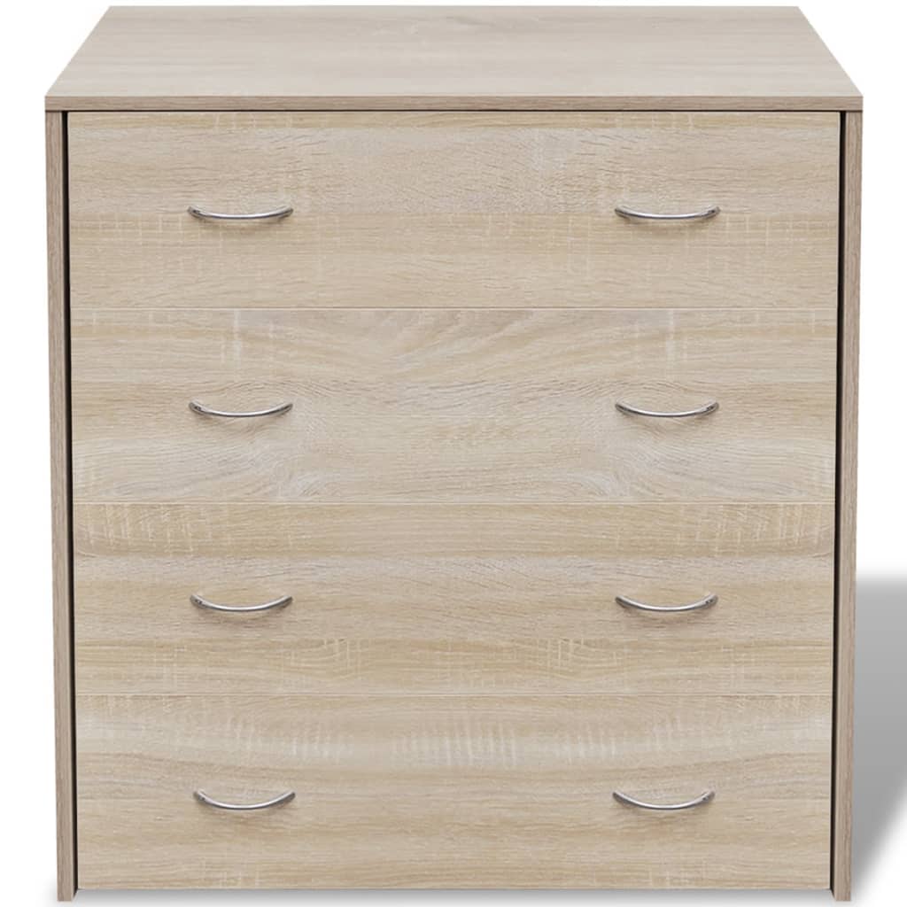 Dressoir Met 4 Lades 60X30,5X71 Cm Kleur