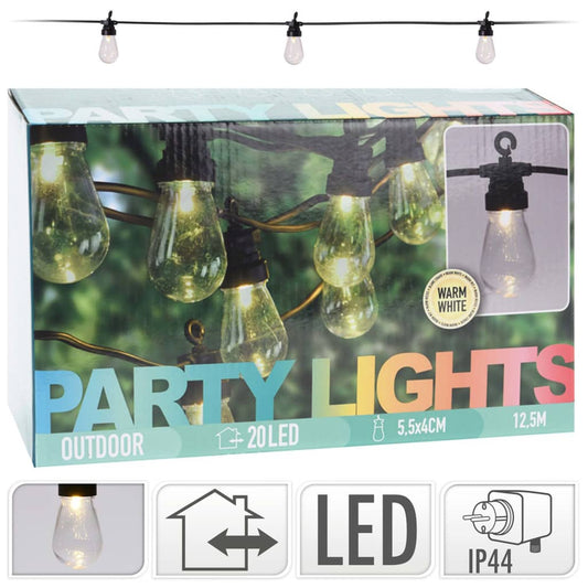 Progarden Feestverlichtingsset Met 20 Lampen Led 4,5 V