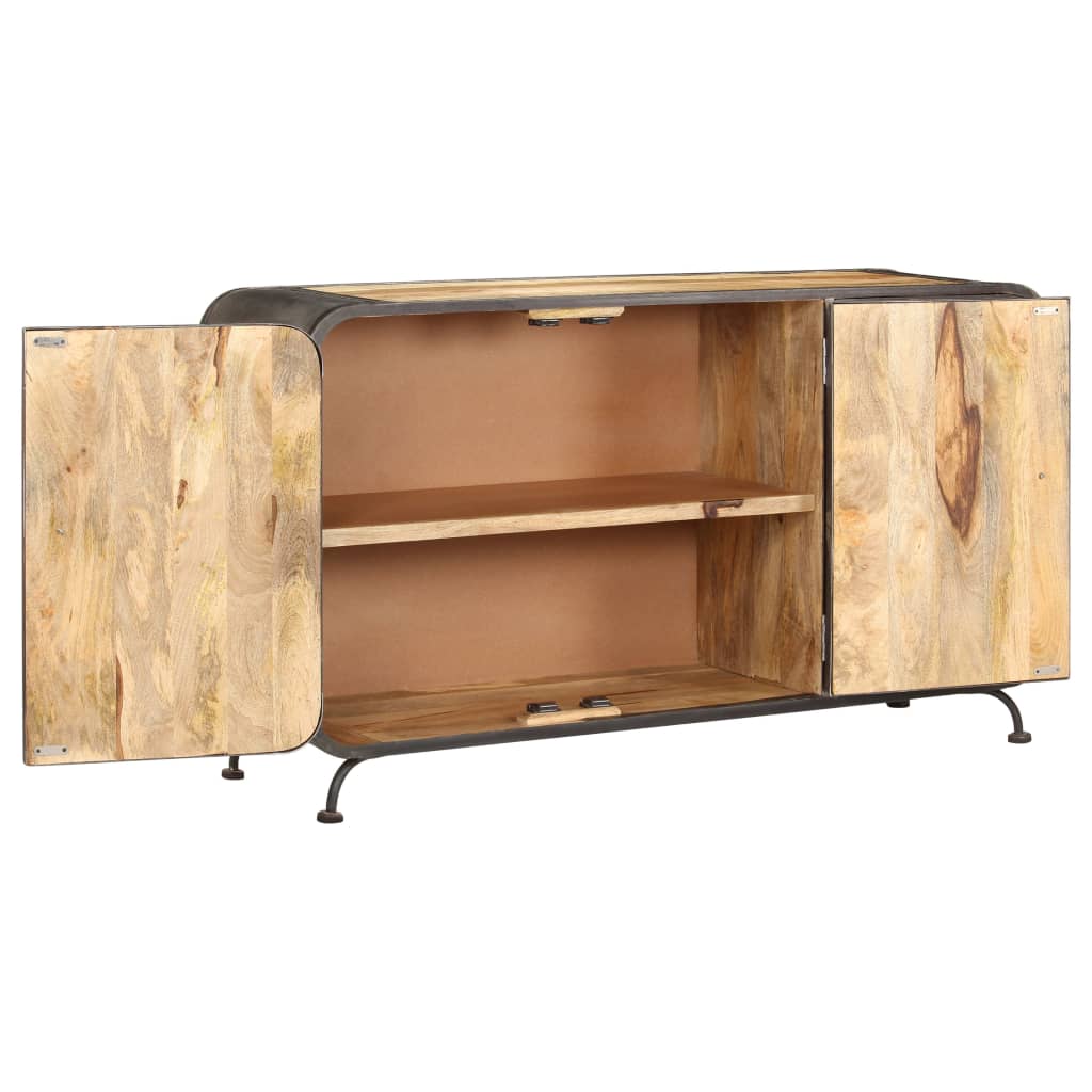 Dressoir 140X40X80 Cm Massief Mangohout