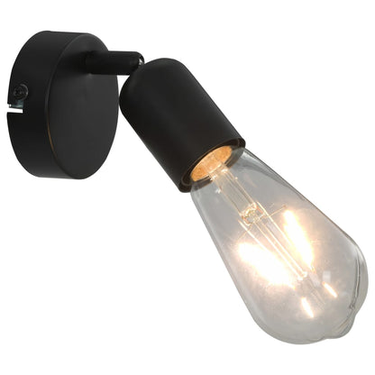 Spotlights Met Filament Peren 2 W E27 Zwart