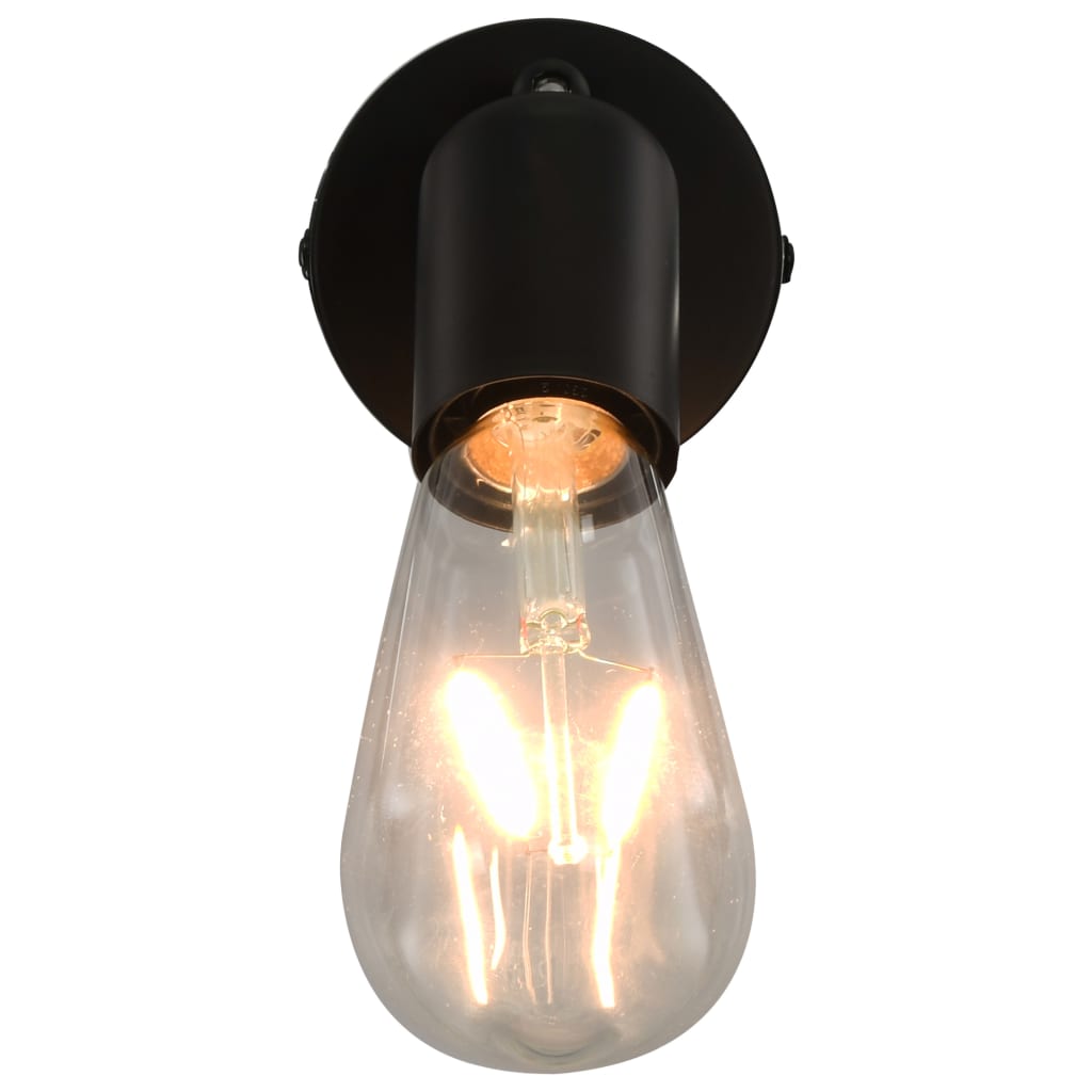 Spotlights Met Filament Peren 2 W E27 Zwart