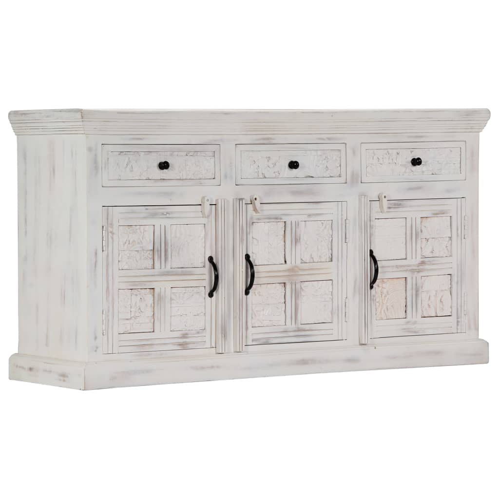 Dressoir Massief Mangohout Wit