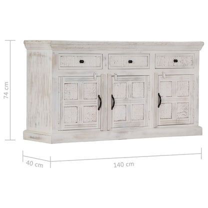 Dressoir Massief Mangohout Wit