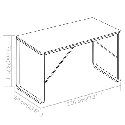 Computerbureau 120X60X73 Cm Kleurig