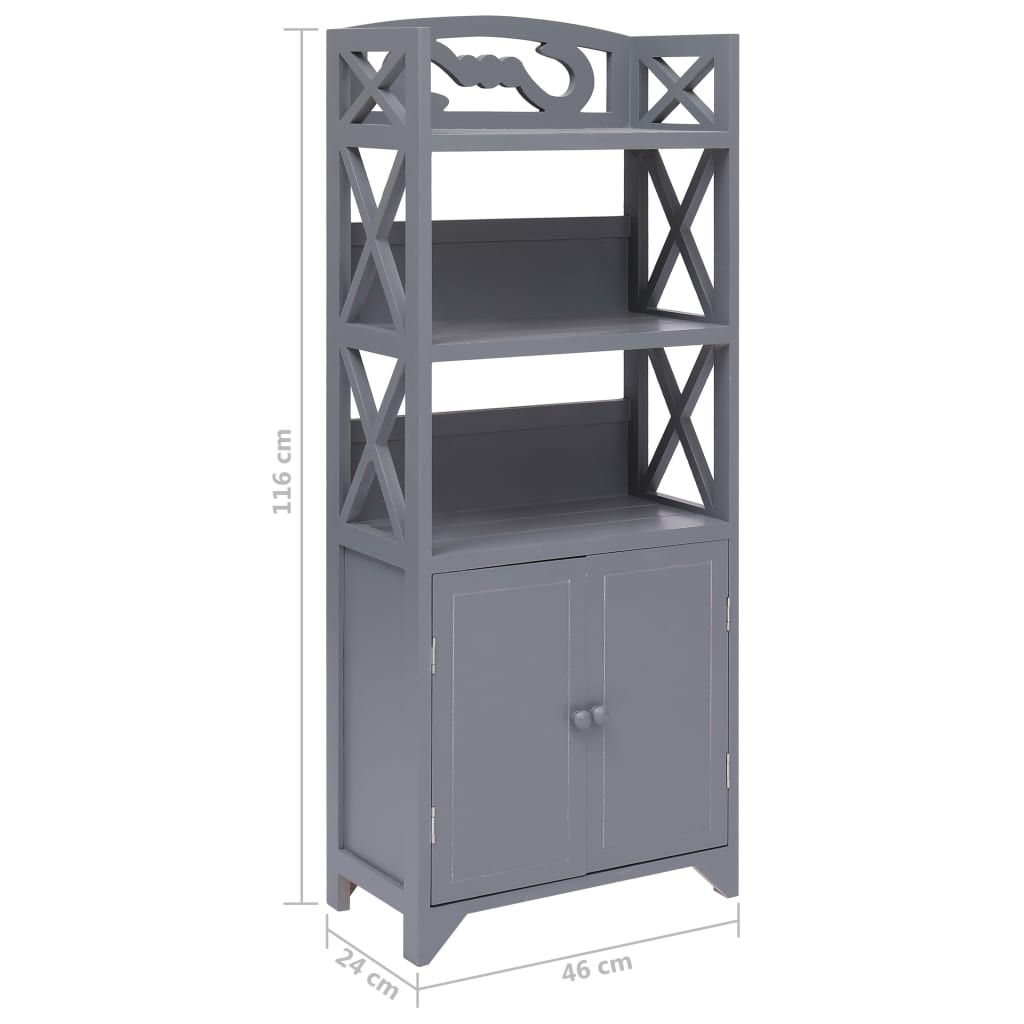 Badkamerkast 46X24X116 Cm Paulowniahout