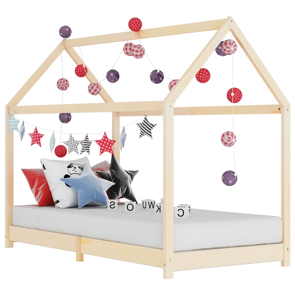 Kinderbedframe Massief Grenenhout