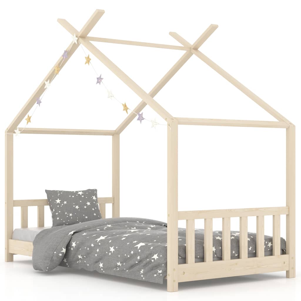 Kinderbedframe Massief Grenenhout