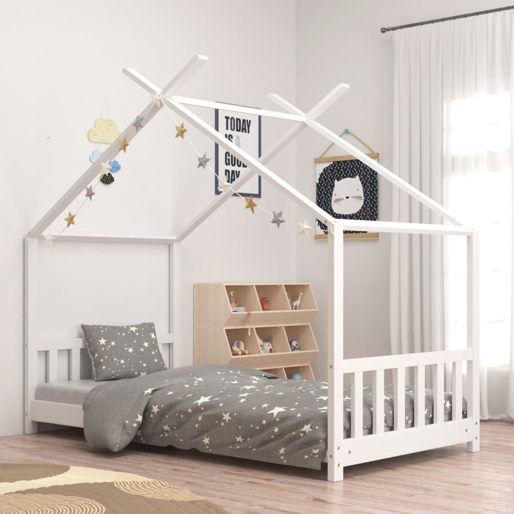 Kinderbedframe Massief Grenenhout