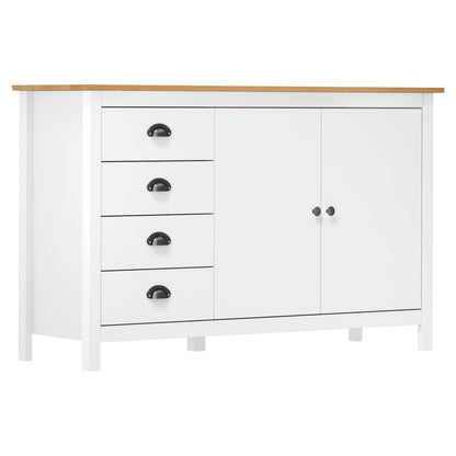 Dressoir Hill 130X40X80 Cm Massief Grenenhout Honing