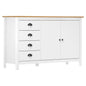 Dressoir Hill 130X40X80 Cm Massief Grenenhout Honing