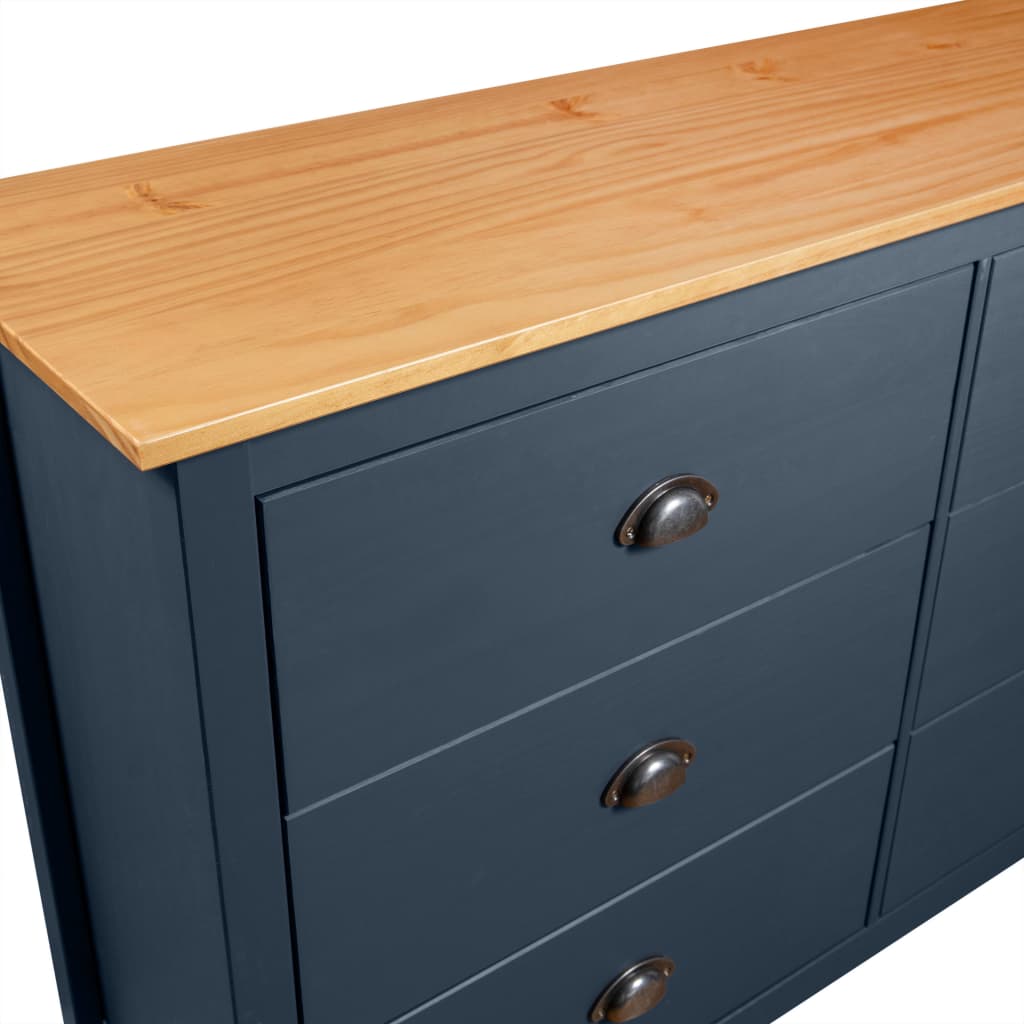 Dressoir Hill 125X40X80 Cm Massief Grenenhout