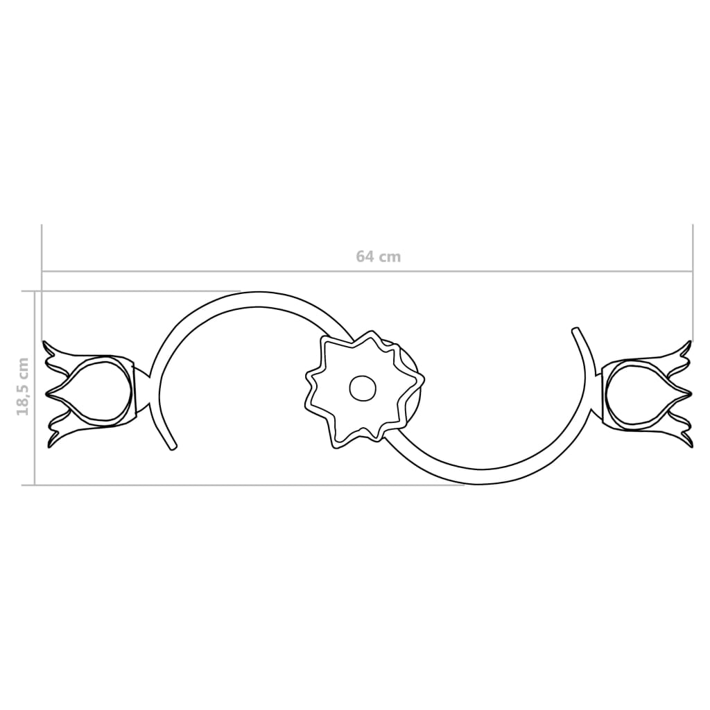 Plafondlamp Met Glazen Vormige Kappen 3Xe14 Transparant