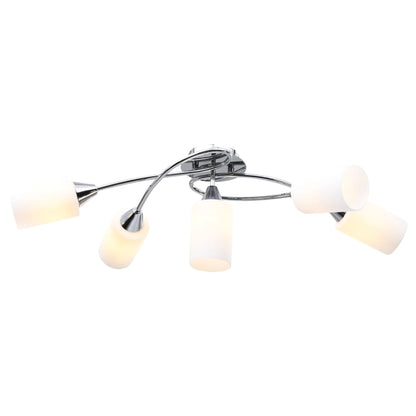 Plafondlamp Met Glazen Behuizing Voor Lampen