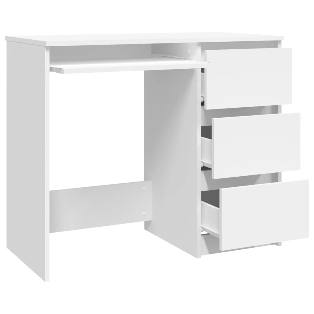 Bureau 90X45X76 Cm Bewerkt Hout