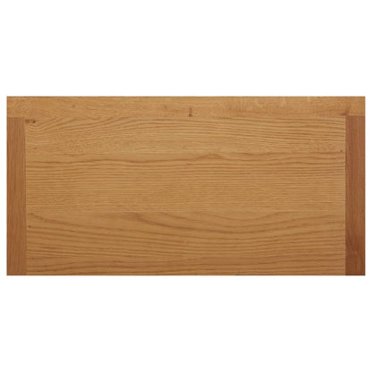 Kast 70X35X75 Cm Massief Eikenhout