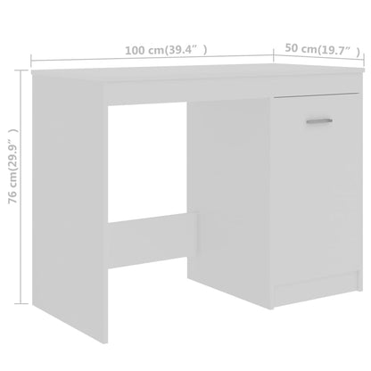 Bureau 140X50X76 Cm Bewerkt Hout