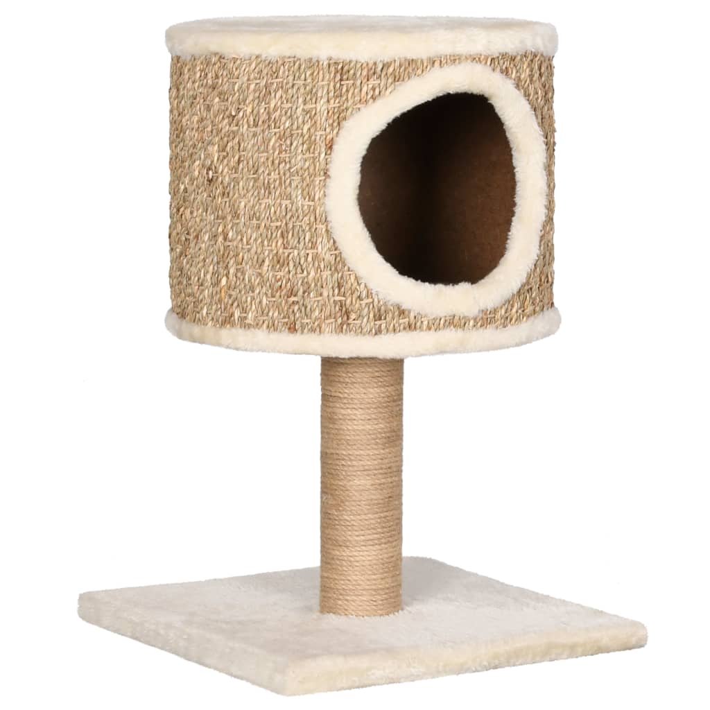 Kattenmeubel Met Huis En Krabpaal 52 Cm Zeegras