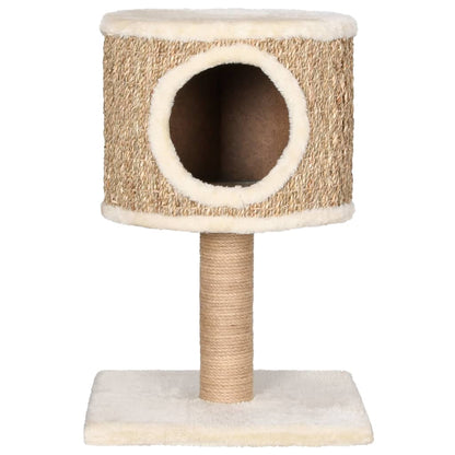 Kattenmeubel Met Huis En Krabpaal 52 Cm Zeegras