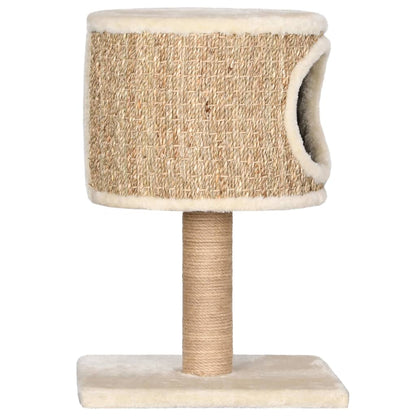 Kattenmeubel Met Huis En Krabpaal 52 Cm Zeegras