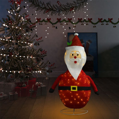 Decoratieve Kerstman Led Luxe Stof