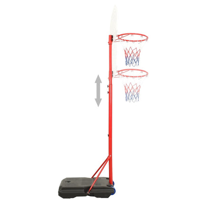 Basketbalset Draagbaar Verstelbaar 200-236 Cm