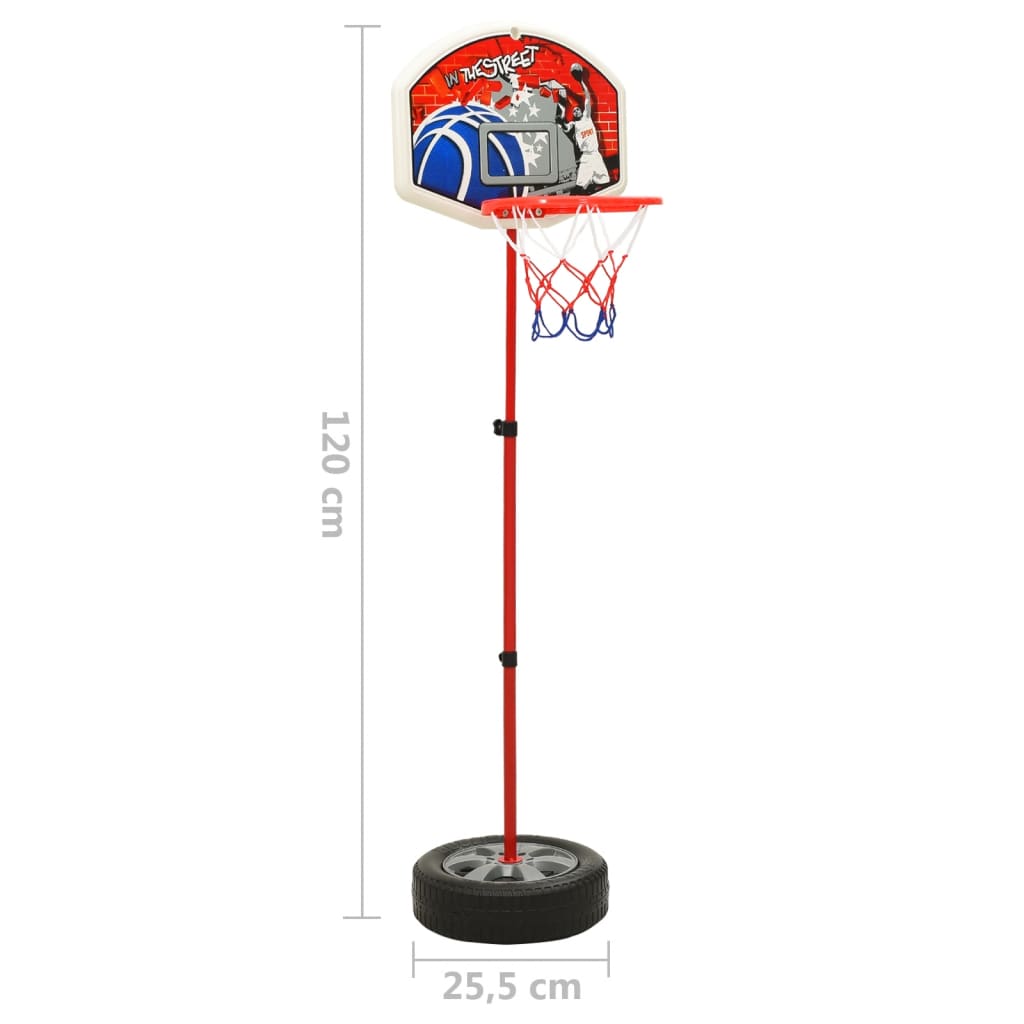 Kinderbasketbalset Verstelbaar 120 Cm