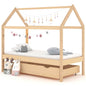 Kinderbedframe Met Lade Massief Grenenhout