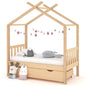 Kinderbedframe Met Lade Massief Grenenhout