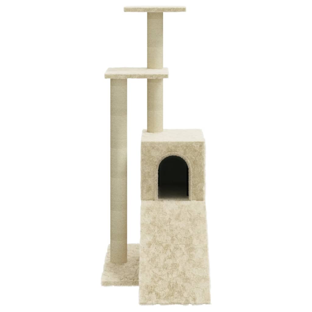 Kattenmeubel Met Sisal Krabpalen 92 Cm Kleurig