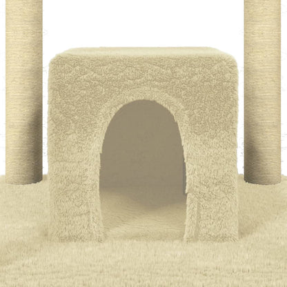 Kattenmeubel Met Sisal Krabpalen 174 Cm Kleurig