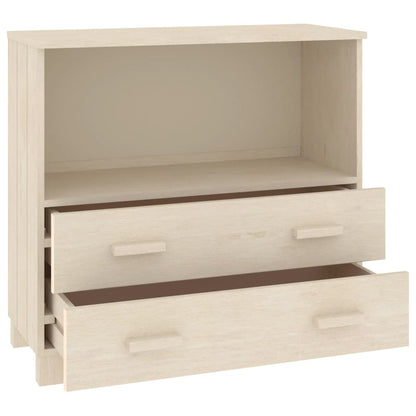 Dressoir Hamar 85X35X80 Cm Massief Grenenhout