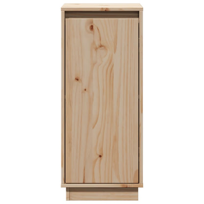 Dressoir 31,5X34X75 Cm Massief Grenenhout