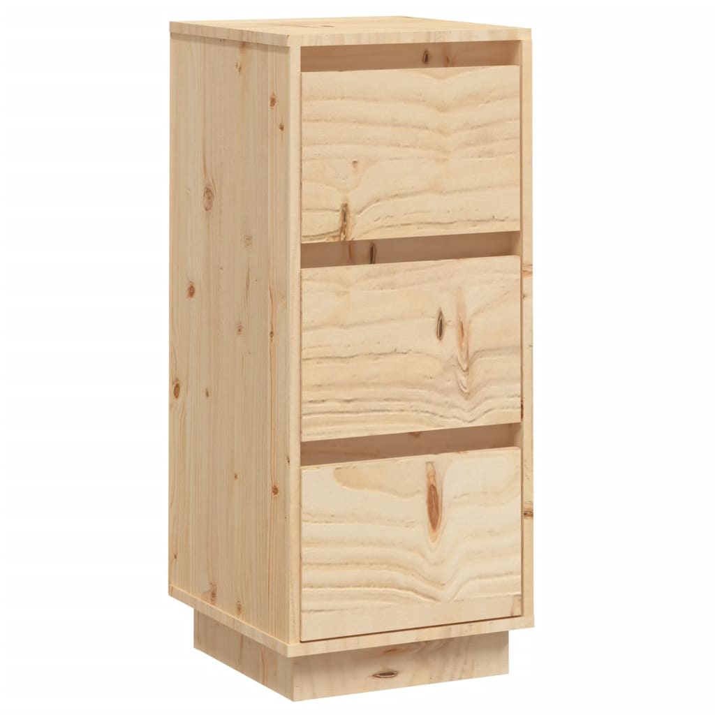 Dressoir 32X34X75 Cm Massief Grenenhout