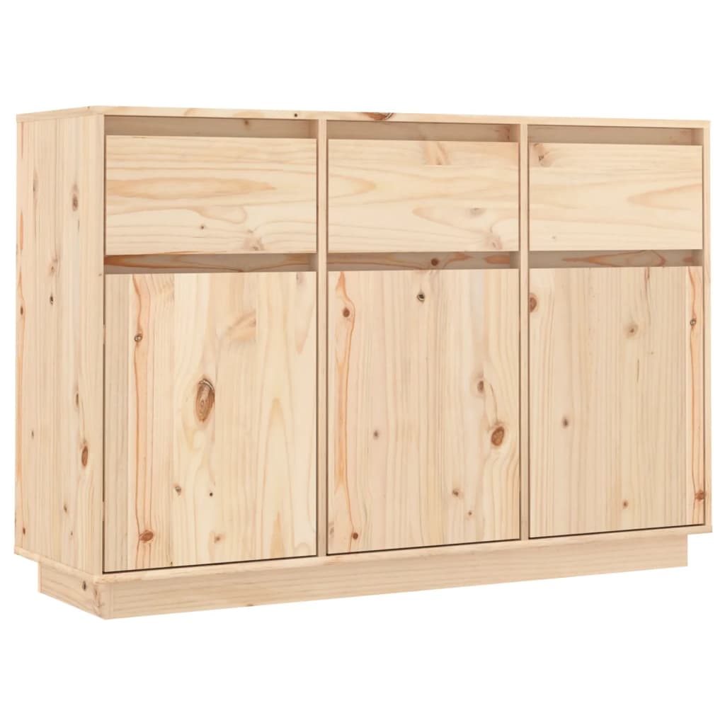 Dressoir 110X34X75 Cm Massief Grenenhout