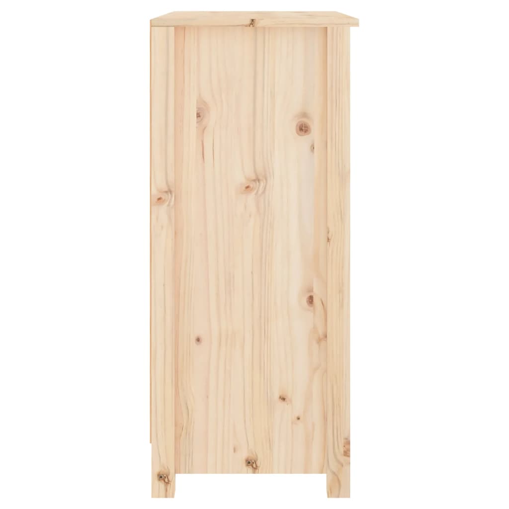 Dressoir 70X35X80 Cm Massief Grenenhout