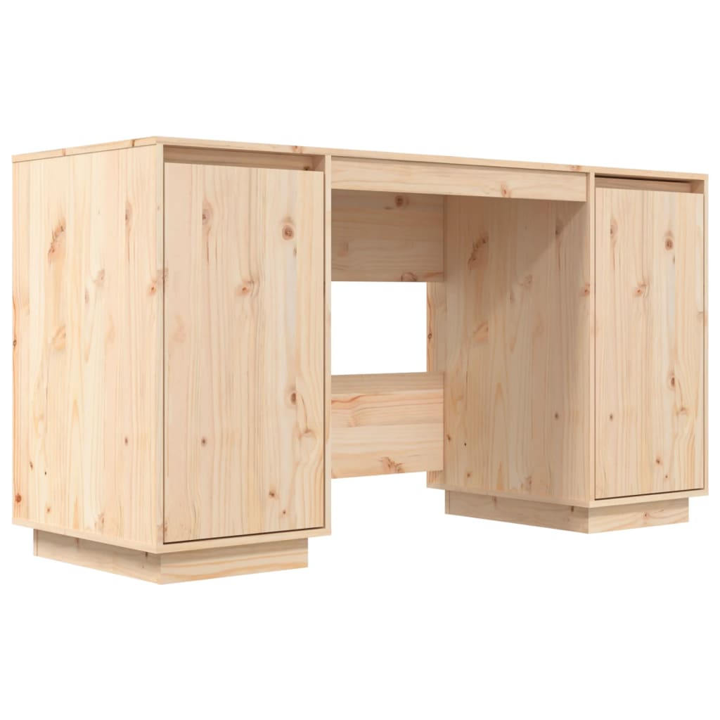 Bureau 140X50X75 Cm Massief Grenenhout