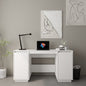 Bureau 140X50X75 Cm Massief Grenenhout