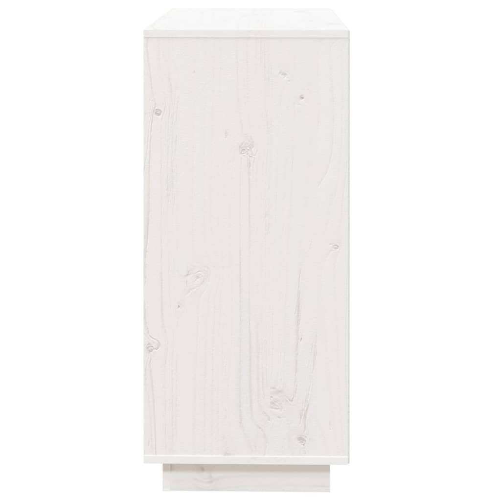 Dressoir 74X35X80 Cm Massief Grenenhout