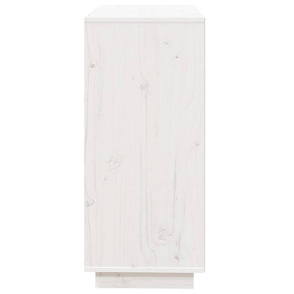 Dressoir 74X35X80 Cm Massief Grenenhout