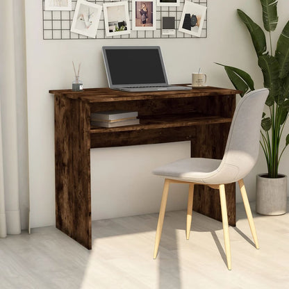 Bureau 90X50X74 Cm Bewerkt Hout