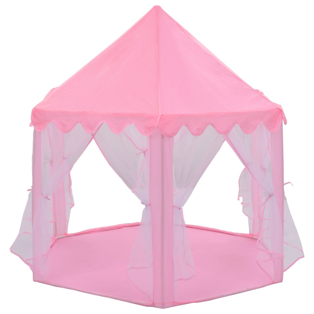 Prinsessenspeeltent Met 250 Ballen 133X140 Cm Roze