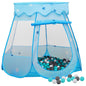 Kinderspeeltent Met 250 Ballen 102X102X82 Cm Blauw