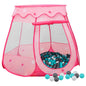 Kinderspeeltent Met 250 Ballen 102X102X82 Cm Roze