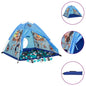 Kinderspeeltent Met 250 Ballen 120X120X90 Cm Blauw